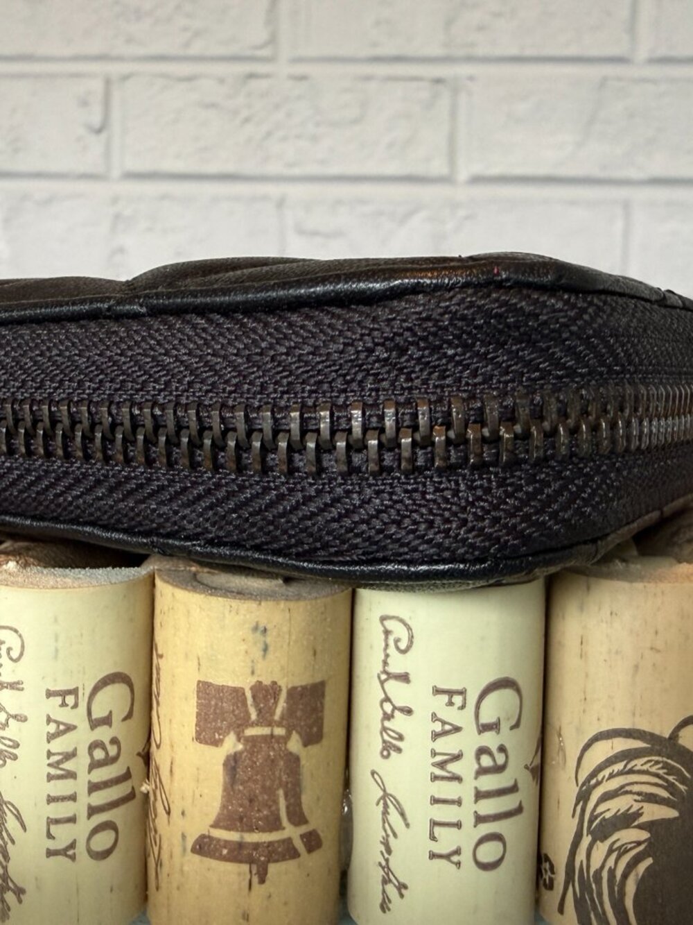 Classic Quilted Long Zippy Black Wallet - Picture 9 of 13